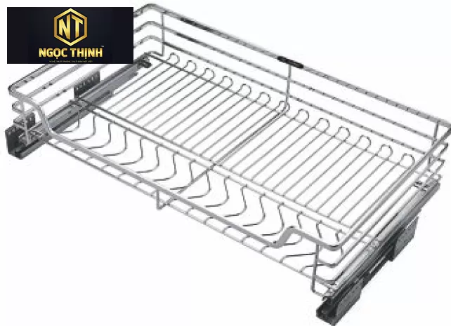 Giá Xoong Nồi Chén Bát tủ dưới cánh mở Cao cấp R034 TẠI Long Thọ